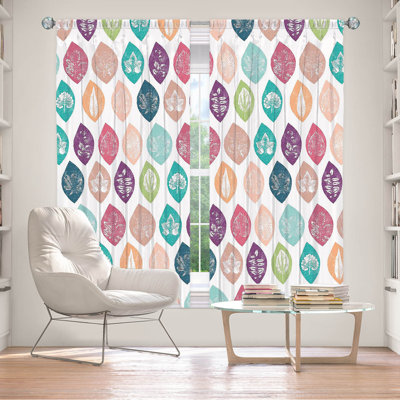 Paire de rideaux obscurcissant en polyester Edaline