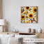 Tournesols floraux, impression d'art sans cadre-701379124