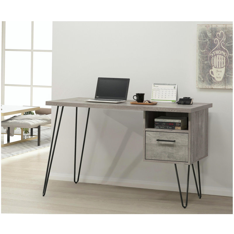Bureau en chêne gris
