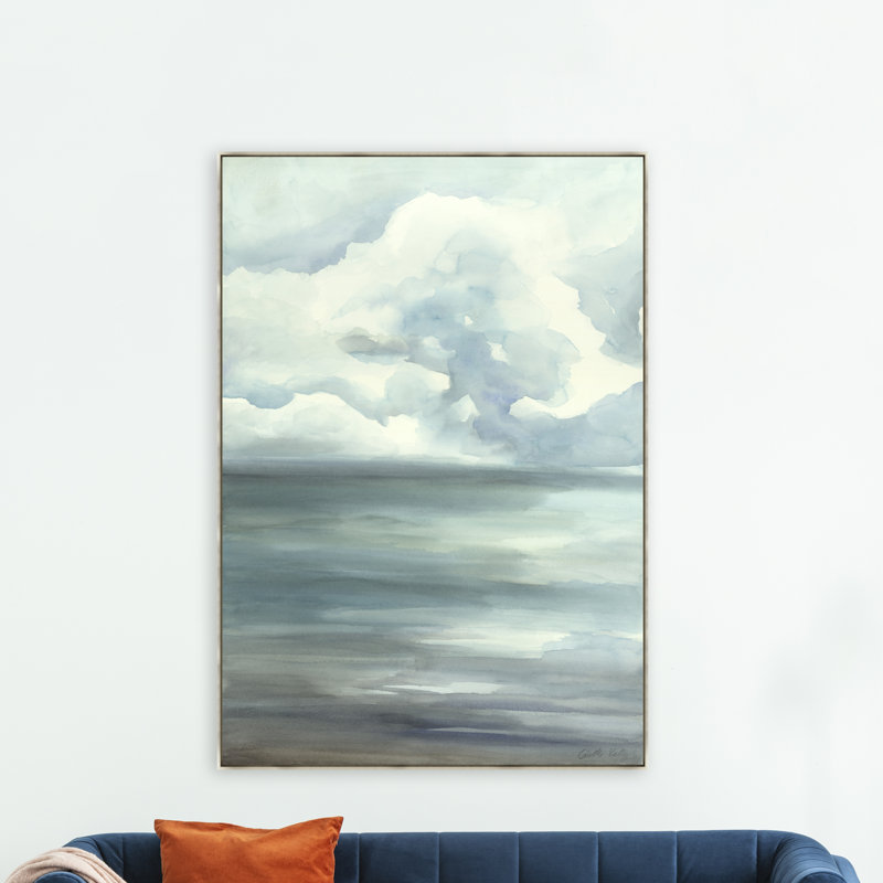 Discovery I Print by Giselle Kelly, 59.5" H x 41.5" W x 1.5" D, Glass Coat