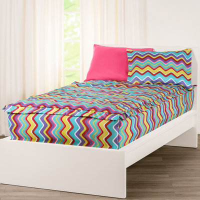  Color Palette Bunkie Deluxe All-In-One Zipper Bedding Set