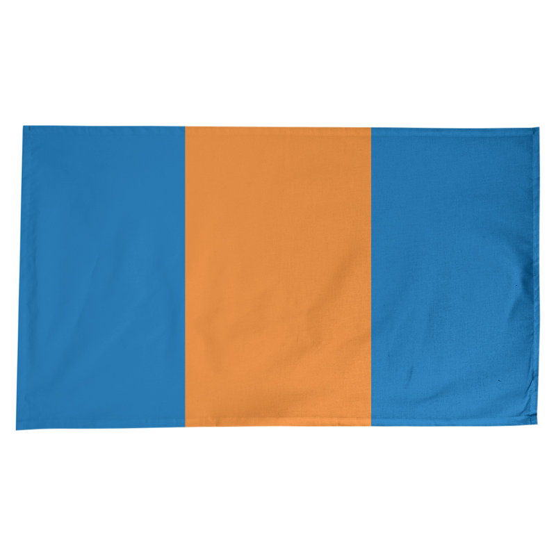 Nappe basket New Orleans, New York, bleu / orange / bleu