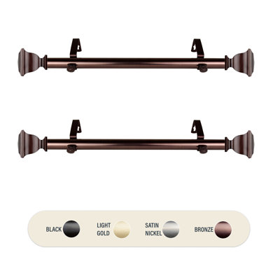 Adjustable Single Curtain Rod