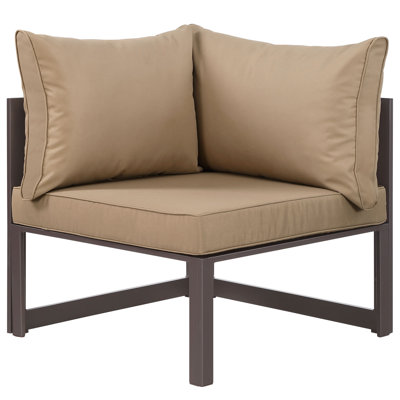 Fauteuil de patio d'extérieur avec coussin Fleetwood