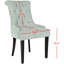 Chaise d'appoint rembourrée Bowie-15331062