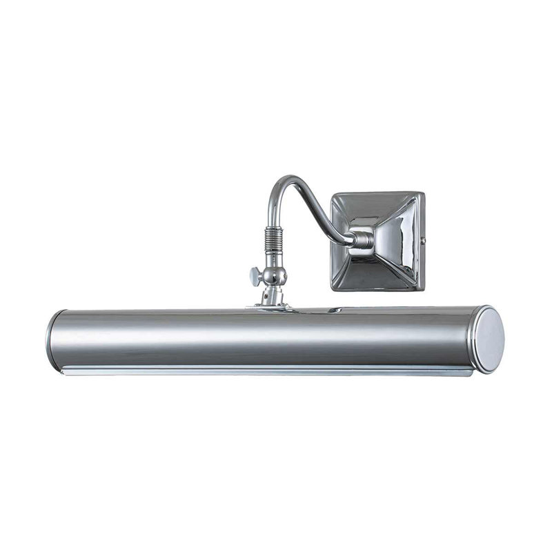 Ateeq Steel Armed Sconce, Polished Chrome