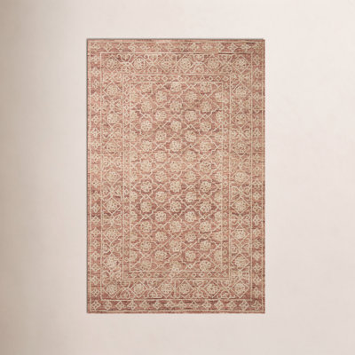 Millcreek Rust Brown Hand-Tufted Wool Oriental Rug
