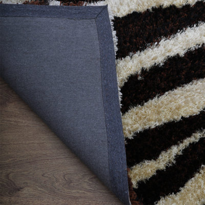 Tapis rectangulaires en polyester touffeté à la main Marpain