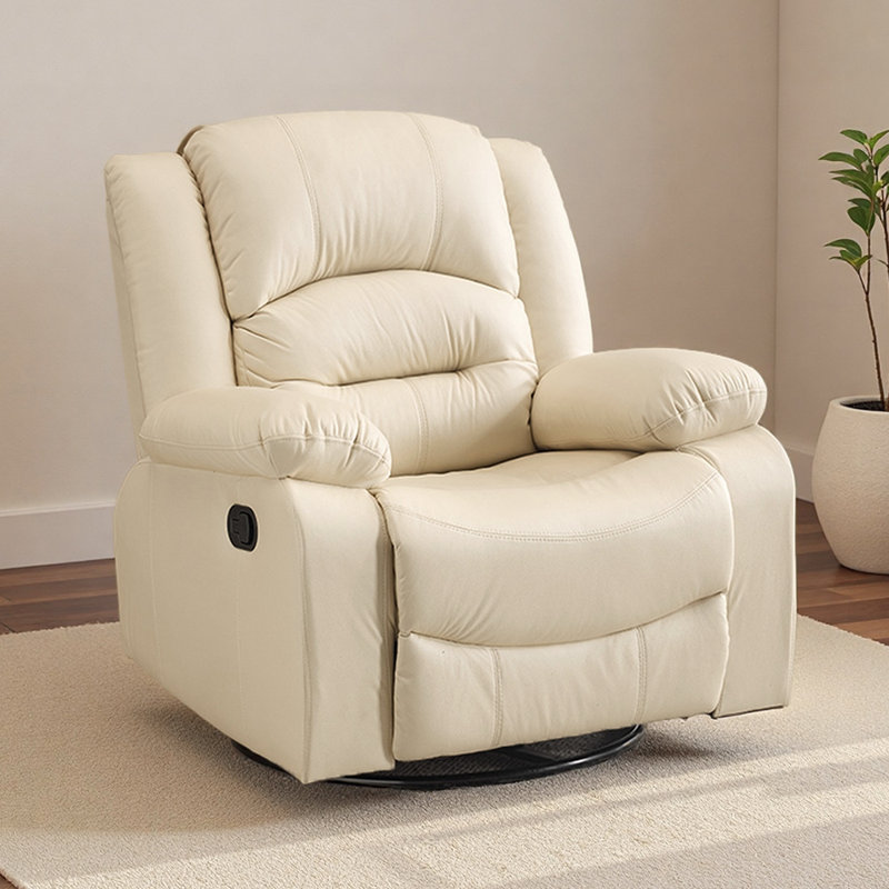 Fauteuil inclinable pivotant 360 ° Balcon, Crème, crème