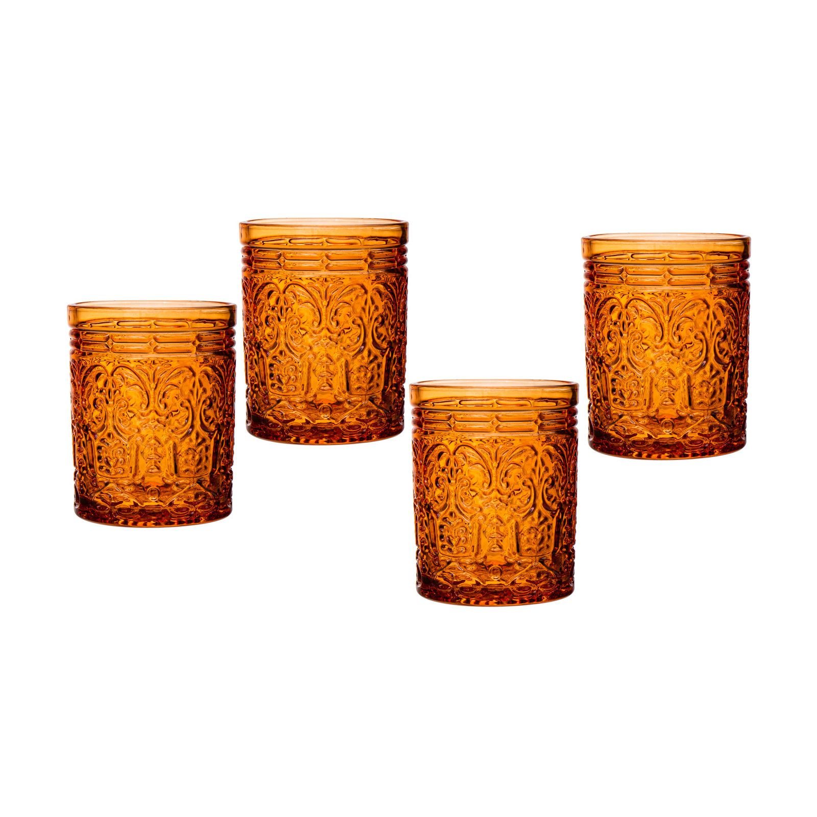 Jax Drinking Glass 11 oz, Orange