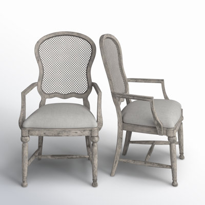 Boheme 20.5'' H Linen Upholstered Armchair