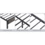 Lits de rangement intelligents, structure en métal avec lumières DEL et charge, conception moderne