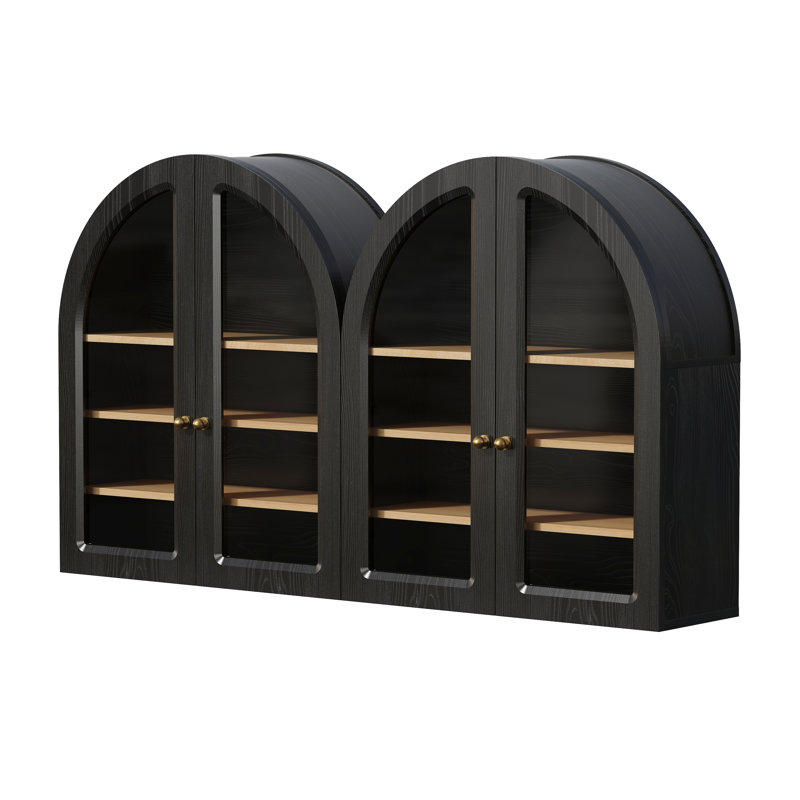 Arch Wall Mounted Cabinet,Bathroom Medicine Cabinet (Set of 2)