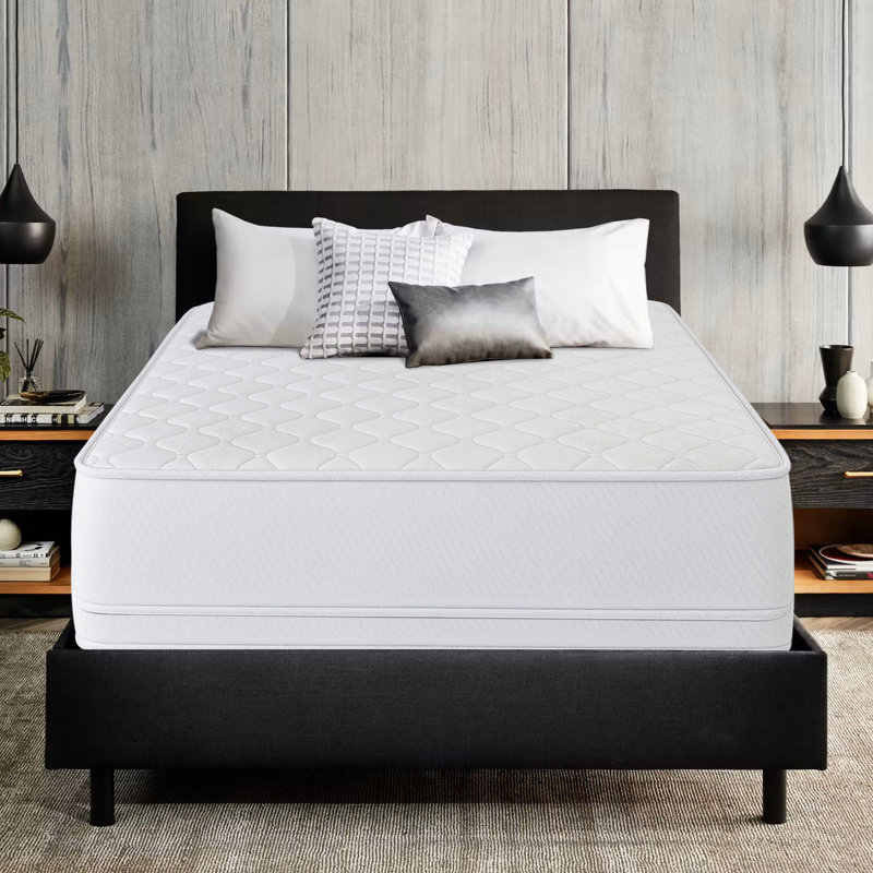 Matelas hybride à ressorts 8 po, Grand lit, Profil bas (4 po)