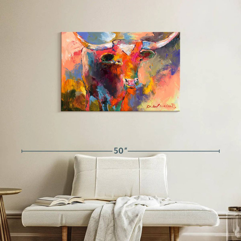 Steer, 24" H x 36" W