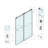 Frameless Double Sliding Shower Door