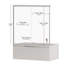 Porte de douche double coulissante-119432265