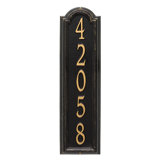 Manchester Personalized Vertical Wall Address Plaque