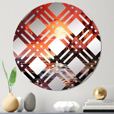 Miroir mural rond