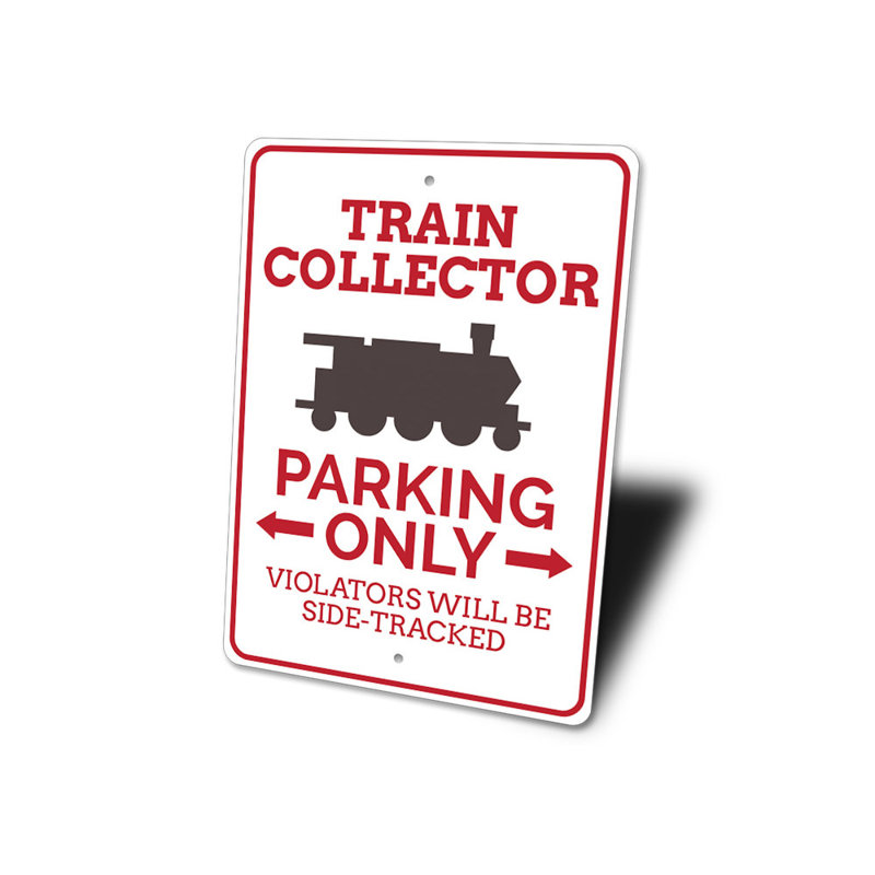 Enseigne de train Train Collector, H 14 po x l 10 po x P 0,04 po