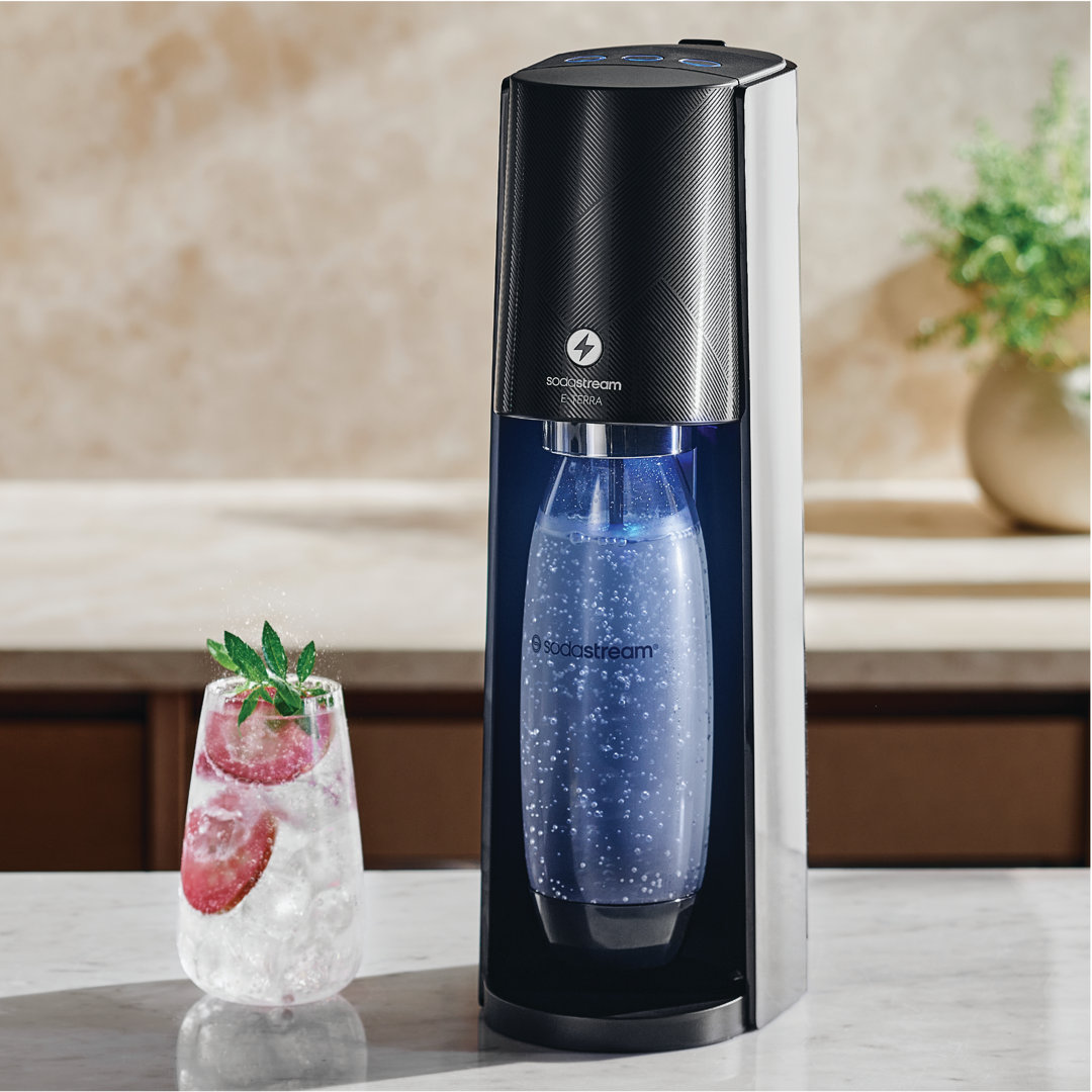 Sodastream E-Terra Sparkling Water Maker With Co2 And Dws Bottle SodaStream 