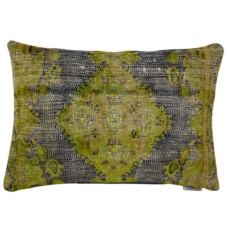 Housse de coussin rectangulaire 100% laine