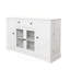 Buffet moderne en bois avec rangement spacieux, tablette réglable et design polyvalent pour la cuisine, la salle à manger et le salon