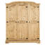 Harietta 3 Door Solid Wood Wardrobe