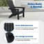 Chaises Adirondacks pliantes en PEHD Catelynn avec table (2 chaises et 1 table)-1902445010