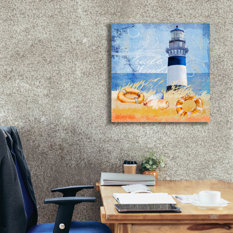 «Trade Winds Lighthouse» par Art Licensing Studio, art mural sur toile