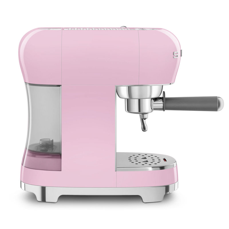 SMEG Manual Espresso Machine, Pink