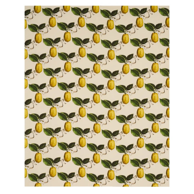 Schumacher x Johnson Hartig Le Citron Fabric, Natural