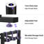3 Tier Adjustable Dumbbell Rack, Weight Rack with Extended Base & Movable Hooks, 450 lb Capacity