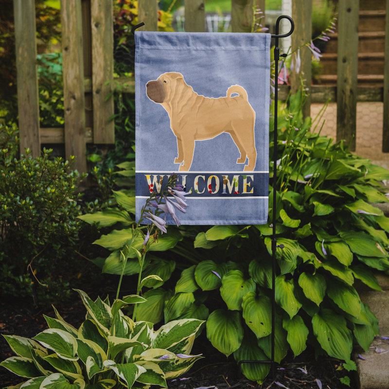 Drapeau impérial Shih Tzu Welcome Garden taille 9EC59815D20042D399EE9FCE8498D299, Shar-peï