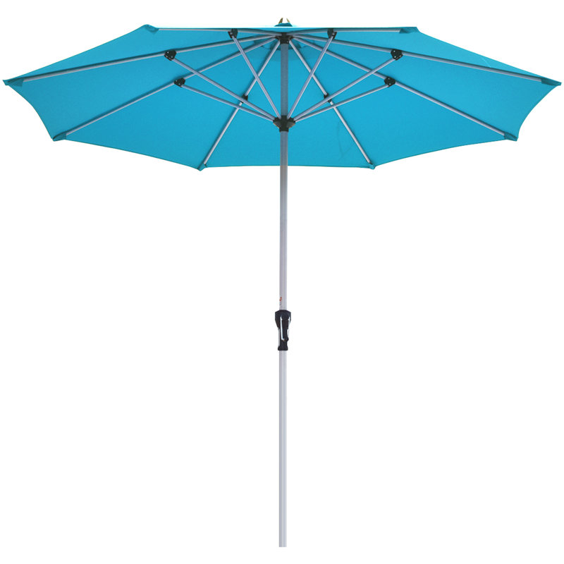 Parasol de marché 9 pi Patterson, Turquoise