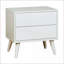 Table de chevet 2 tiroirs Mid-Century-366690458