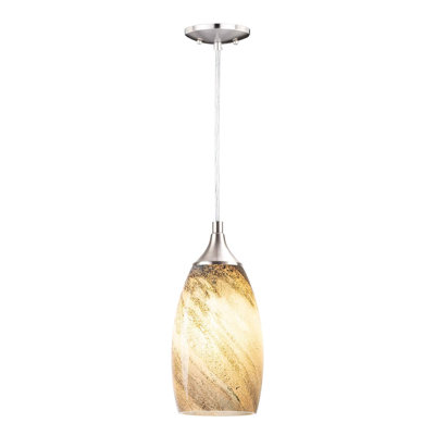 Luminaire suspendu terre à 1 lumière Kadiesha