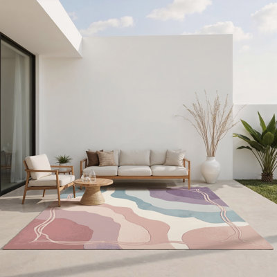 Tapis intérieur et extérieur Clouded Drift
