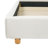 Modern Bouclé Upholstered Platform Bed with Extra-Thick Headboard-123862944