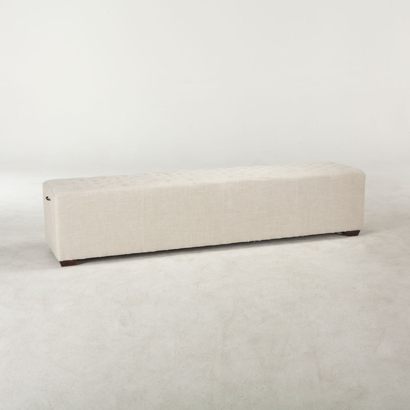 Arabella Upholstered Bench, 17" H x 79" W x 18" D