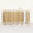 8 Panel Folding Room Divider Screen Privacy Screen Freestanding
