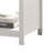 Kele Nightstand, 1 Drawer With Silver Handle, 1 Lower Open Shelf, White-121897282