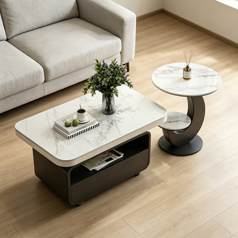 Eagan, H 18,5 po x L 31,49 po x l 15,74 po, White/Grey/Black