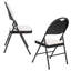 Fabric Padded Stackable Folding Chair Folding Chair-1710247562