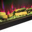 Neeve Ebern Designs Black Electric Fireplace with 5120 BTU-386689909