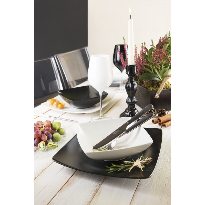 Eclipse Piece Ceramic Dinnerware Set - Service for 6