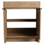 Armoire de salle de bain autoportante - 2 portes à fermeture en douceur contreplaqué chêne imitation chêne Bvb02430imo 30 "