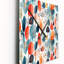 Horloge murale Coral Teal Scandinave Flowers III - Abstract-71148998