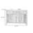 Modern Burlywood Solid Wood Sideboard