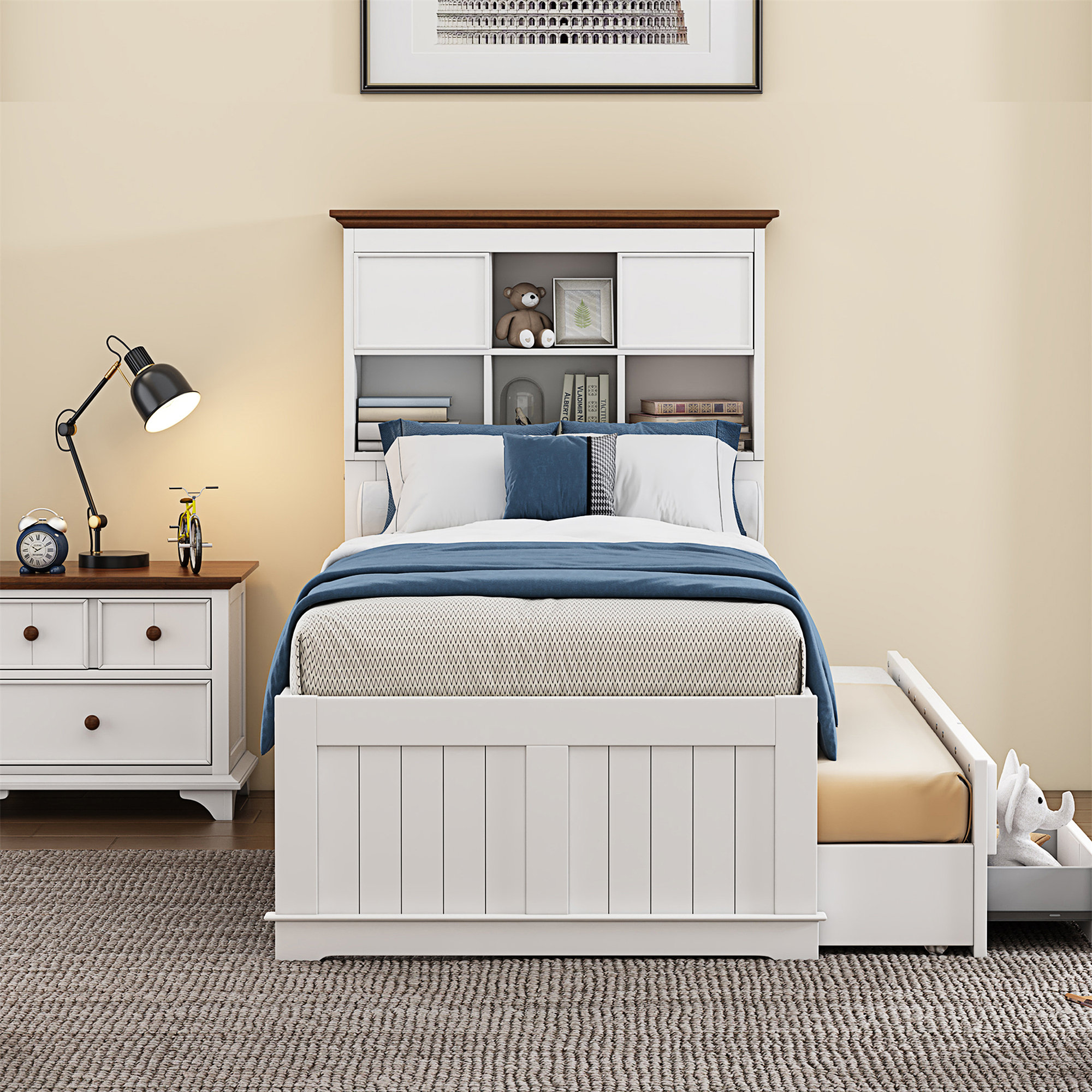 Winston Porter Johnyla Platform 2 Piece Bedroom Set | Wayfair